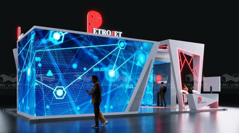 cách setup booth sự kiện
