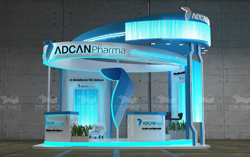 thiết kế booth ấn tượng