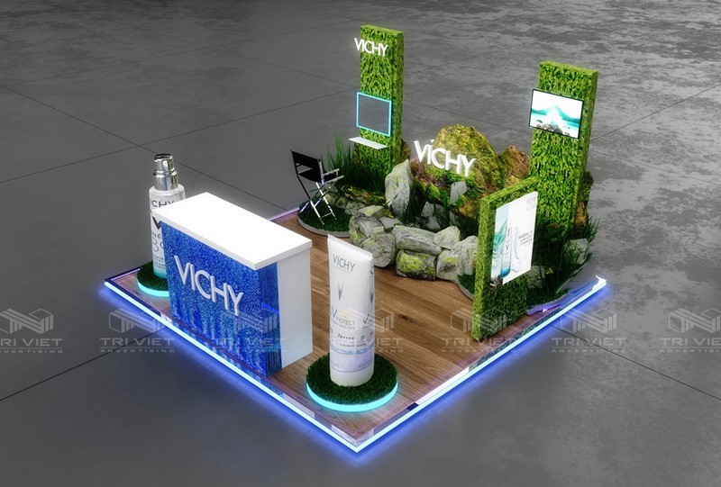 các mẫu booth bán hàng đẹp