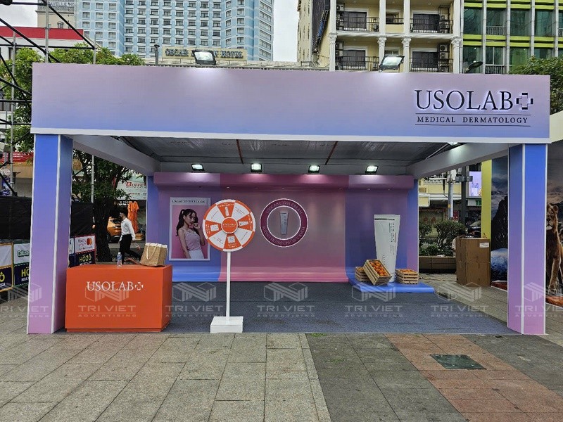 làm booth quảng cáo giá rẻ