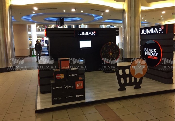 gian hàng trưng bày