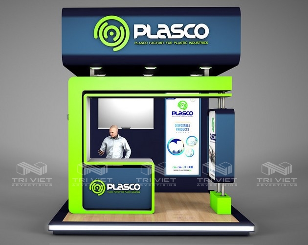 thi công booth quảng cáo quận 4