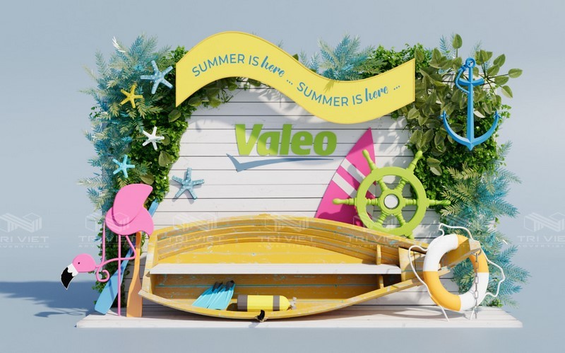 Standee quảng cáo du lịch