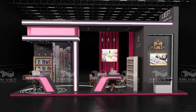 Gian hàng quảng cáo sách
