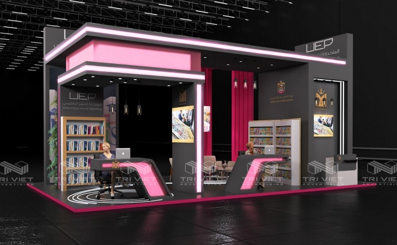 Thiết kế booth sách