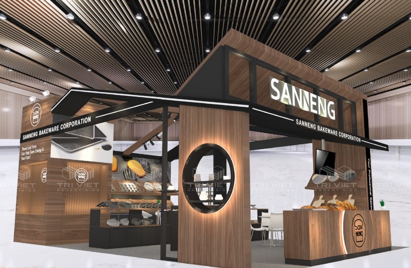 gian hàng trưng bày