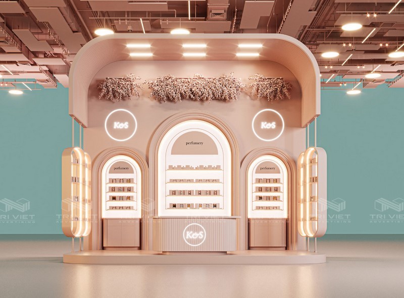 thiết kế booth bán hàng quận 4