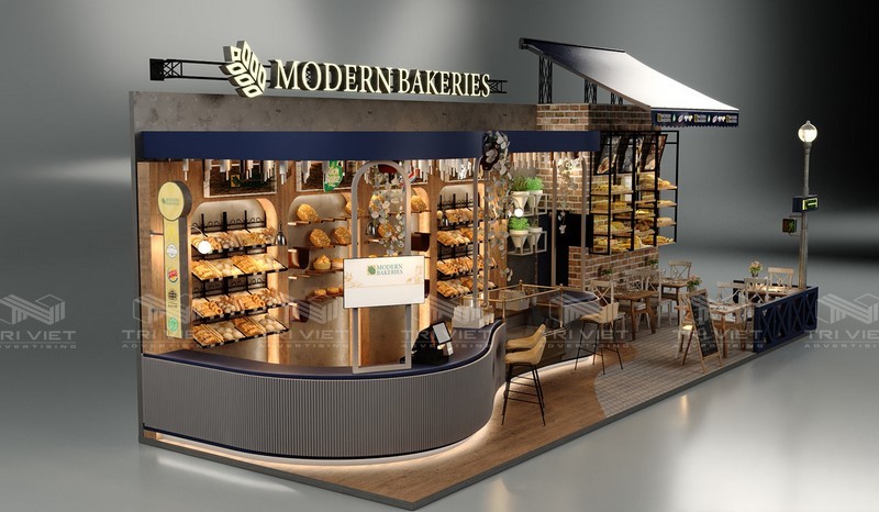 thiết kế booth bán hàng quận 9