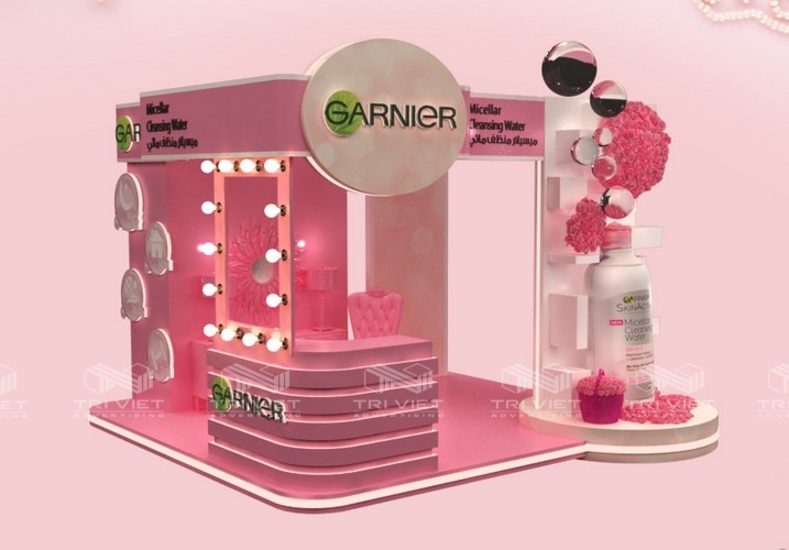 làm booth quảng cáo