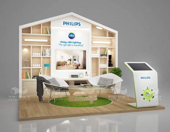 thi công booth quảng cáo sài gòn