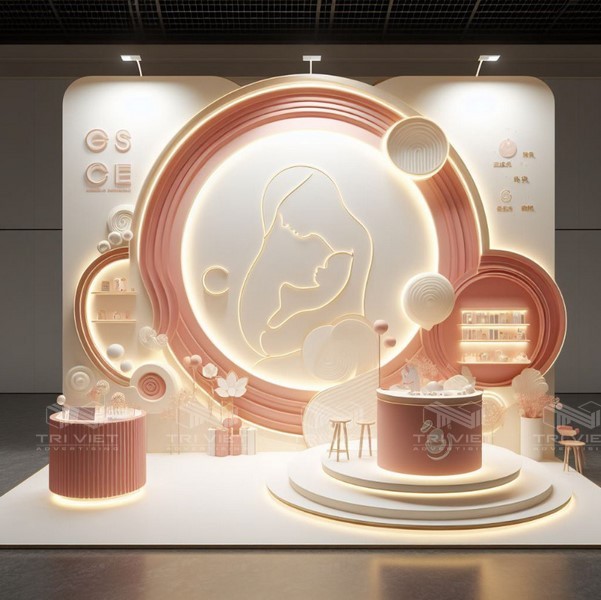 booth quảng cáo tại siêu thị