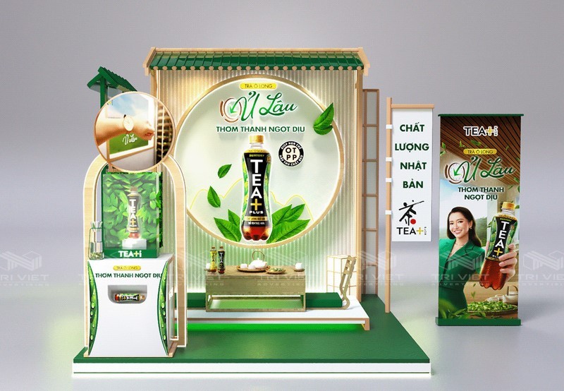 nơi làm booth quảng cáo