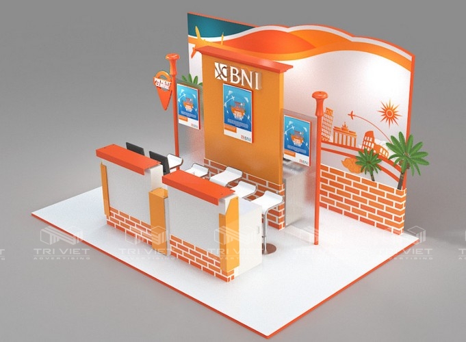 booth trưng bày sản phẩm uy tín