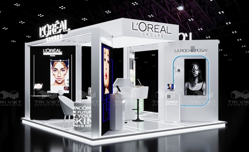 thi công booth quảng cáo kinh doanh