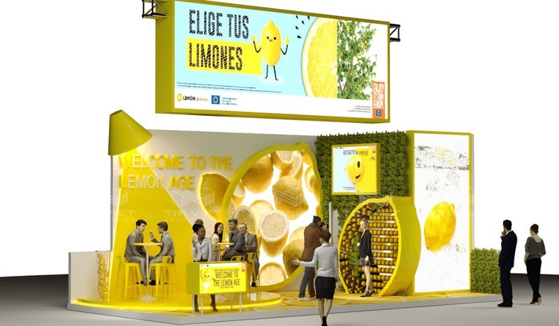 thi công booth quảng cáo quốc tế