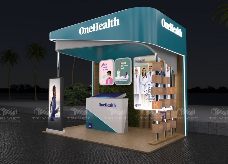 thi công booth quảng cáo giá rẻ nhất