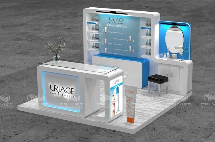 thiết kế booth bán hàng vỉa hè