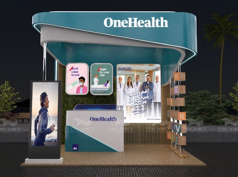 booth quảng cáo tại siêu thị