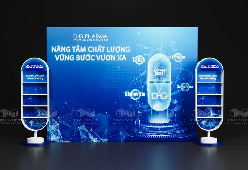 làm booth quảng cáo