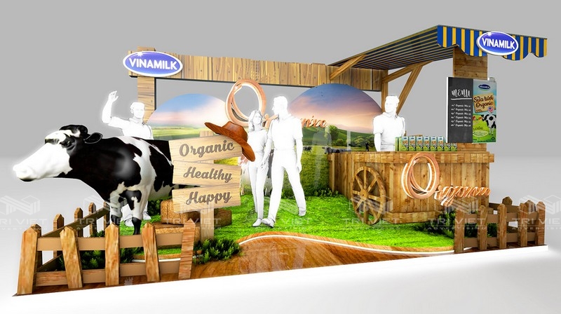 làm booth trưng bày sản phẩm