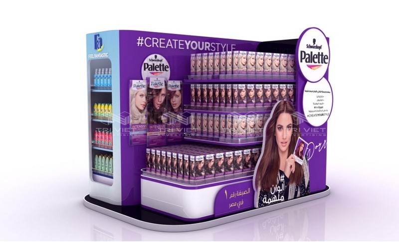 lắp đặt booth trưng bày sản phẩm