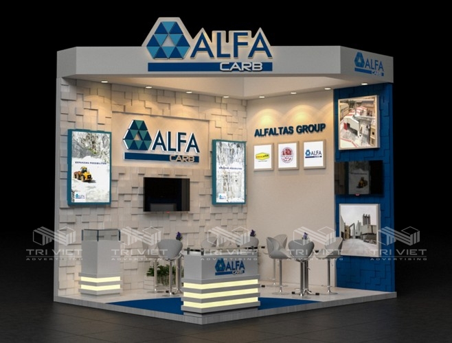 địa chỉ thiết kế booth quảng cáo