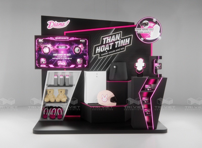 booth bán hàng lắp ráp