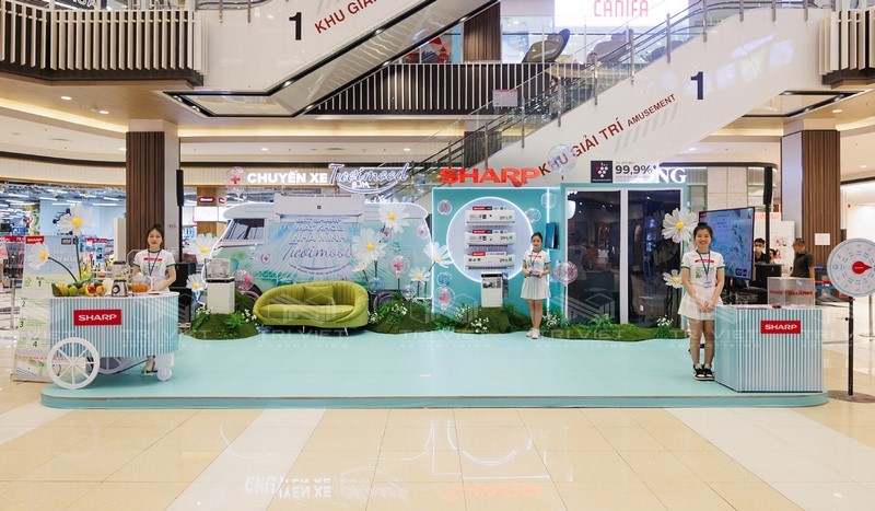 giá booth bán hàng