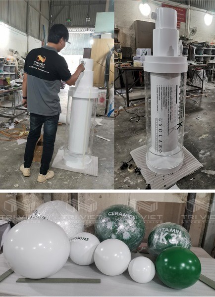 booth trưng bày sản phẩm giá rẻ giảm giá