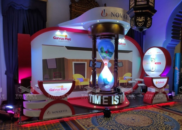 làm booth quảng cáo sản phẩm