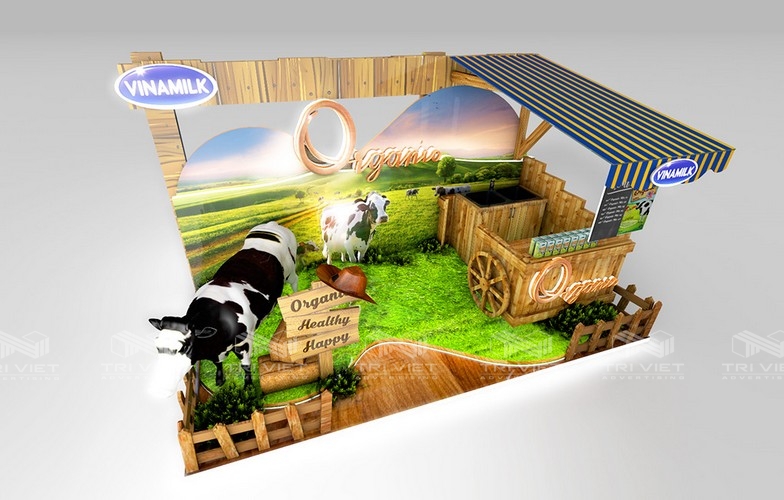 thi công booth trưng bày