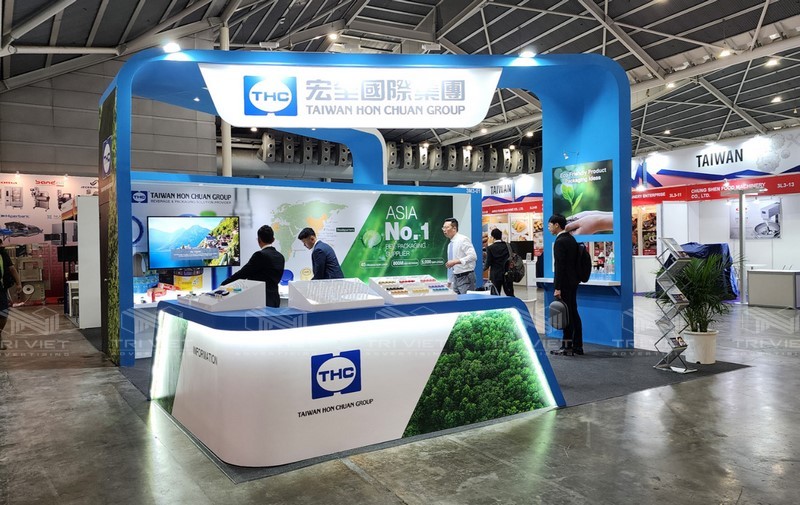 thi công booth quảng cáo rẻ nhất