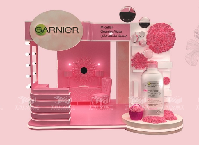 thi công booth quảng cáo sản phẩm