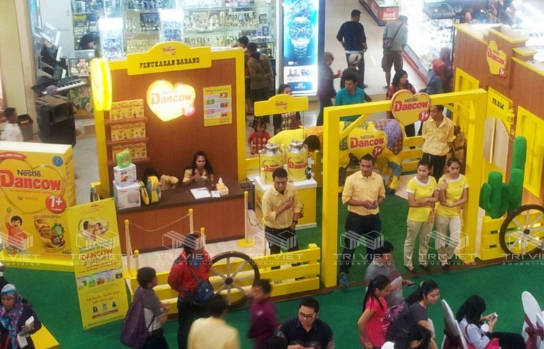 thiết kế booth bán hàng uy tín