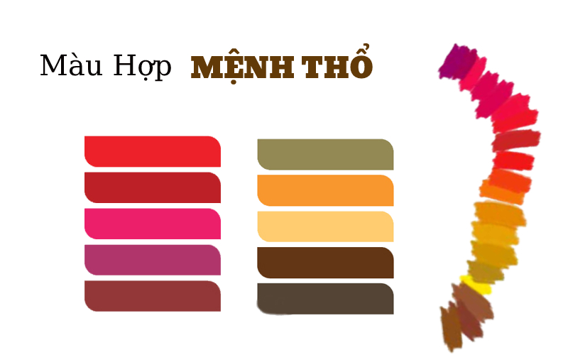 màu sắc mệnh thổ