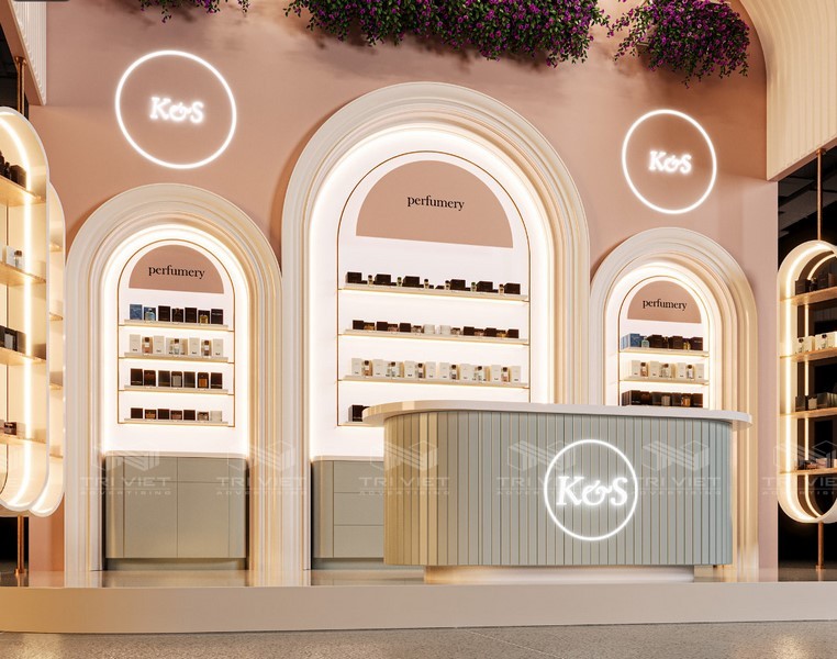 quầy booth bán hàng