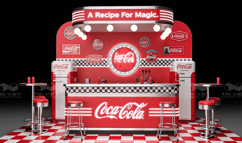 quầy kiot bán trà sữa