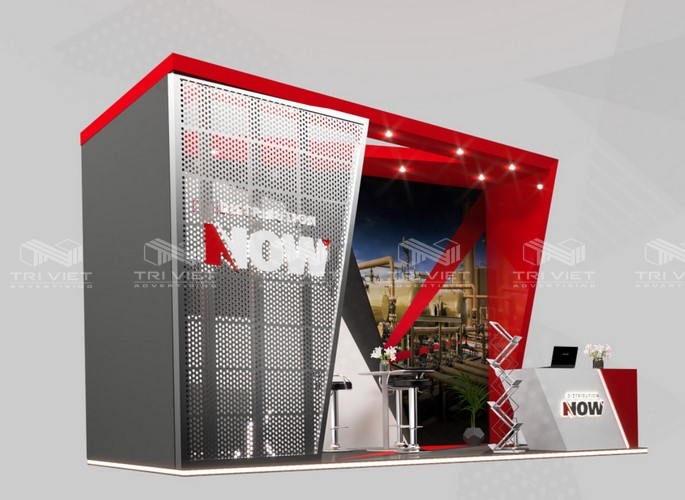 thiết kế booth bán hàng rẻ