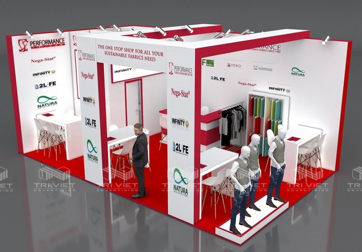 thi công booth quảng cáo sài gòn