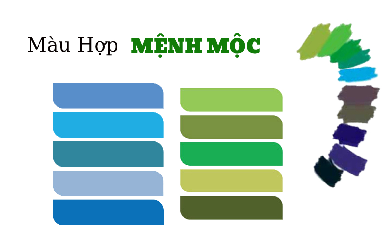 menh moc hop voi mau gi