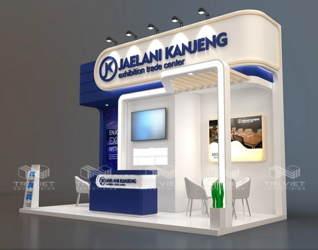 trang trí booth sự kiện