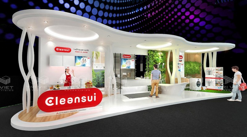 thiết kế booth quảng cáo quận 10