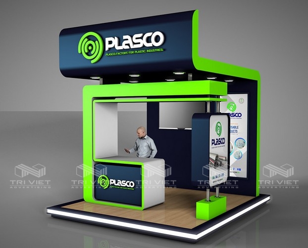 làm booth quảng cáo
