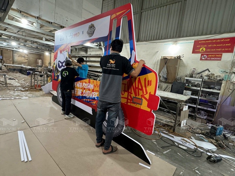Sản xuất booth trưng bày mỹ phẩm