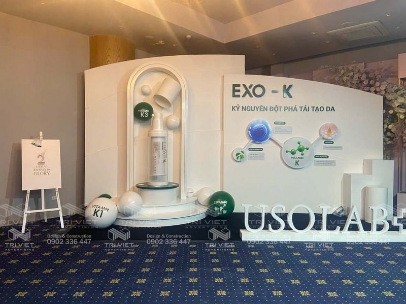 Thiết kế booth mỹ phẩm