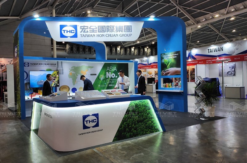 thiết kế booth bán hàng hiệu quả
