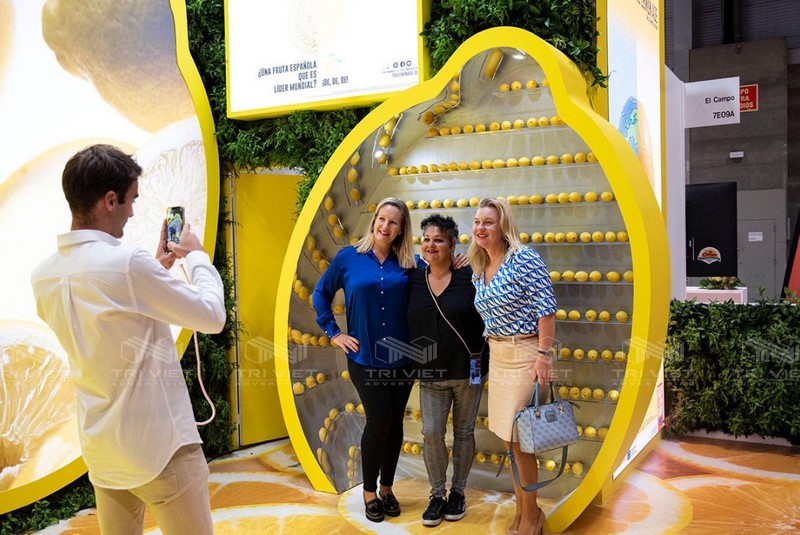 thiết kế booth bán hàng uy tín