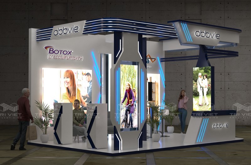 thiết kế booth quảng cáo chuyên nghiệp
