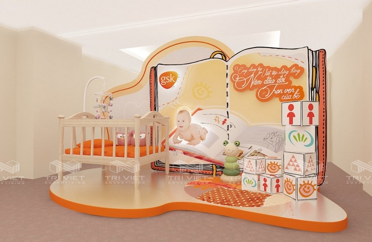 làm booth quảng cáo