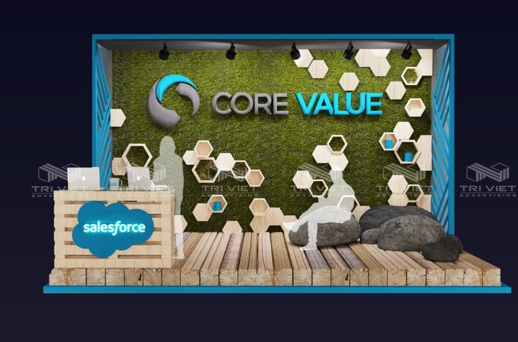 làm booth quảng cáo doanh nghiệp